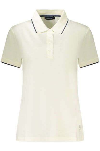 NORTH SAILS POLO MANICHE CORTE DONNA BIANCO