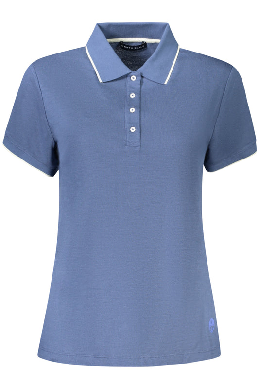 NORTH SAILS POLO MANICHE CORTE DONNA BLU