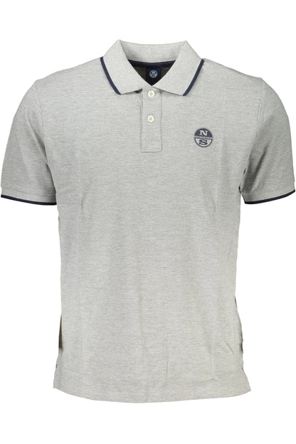 NORTH SAILS POLO MANICHE CORTE UOMO GRIGIO