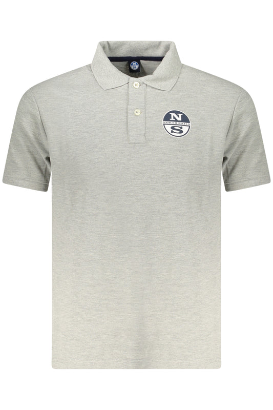 NORTH SAILS POLO MANICHE CORTE UOMO GRIGIO