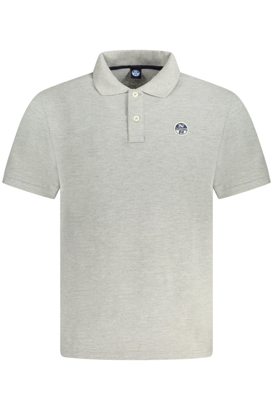 NORTH SAILS POLO MANICHE CORTE UOMO GRIGIO