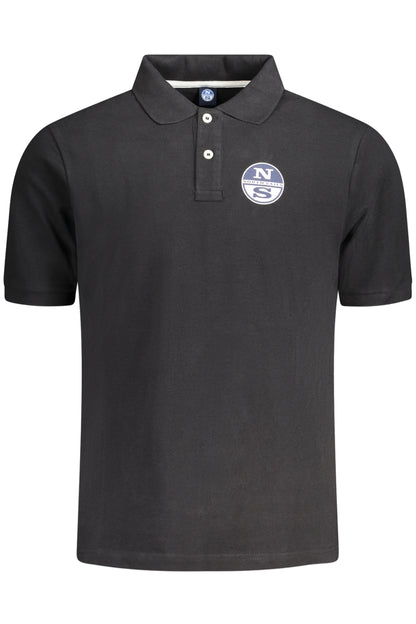 NORTH SAILS POLO MANICHE CORTE UOMO NERO