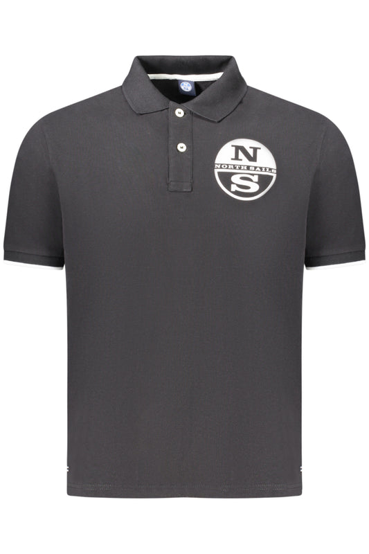 NORTH SAILS POLO MANICHE CORTE UOMO NERO
