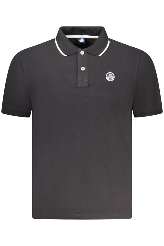 NORTH SAILS POLO MANICHE CORTE UOMO NERO