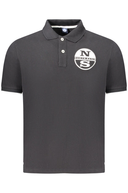 NORTH SAILS POLO MANICHE CORTE UOMO NERO