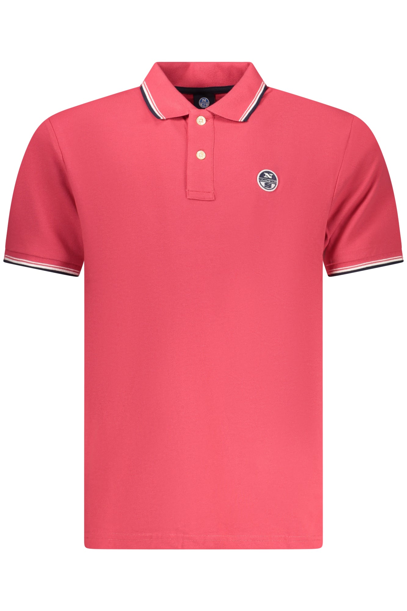 NORTH SAILS POLO MANICHE CORTE UOMO ROSSO