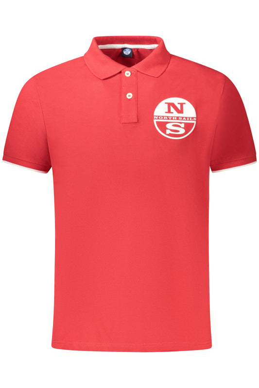 NORTH SAILS POLO MANICHE CORTE UOMO ROSSO