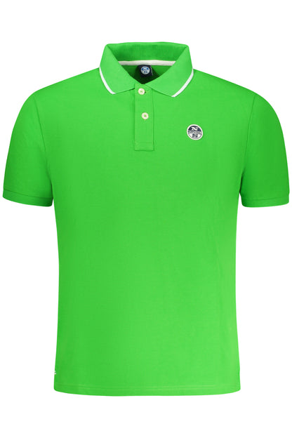 NORTH SAILS POLO MANICHE CORTE UOMO VERDE