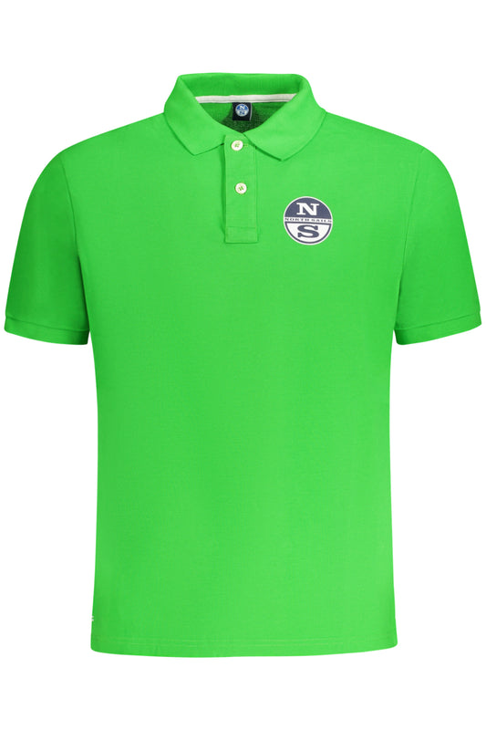 NORTH SAILS POLO MANICHE CORTE UOMO VERDE