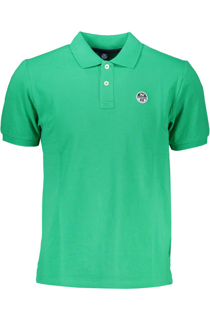NORTH SAILS POLO MANICHE CORTE UOMO VERDE