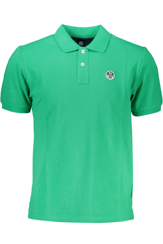 NORTH SAILS POLO MANICHE CORTE UOMO VERDE