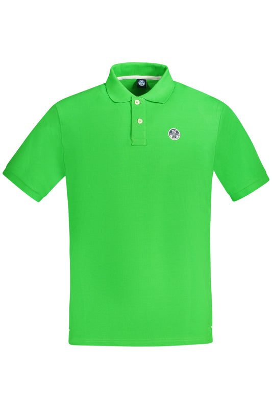NORTH SAILS POLO MANICHE CORTE UOMO VERDE