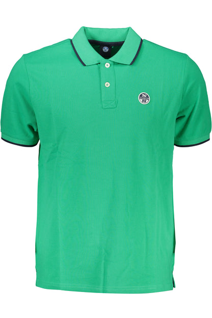 NORTH SAILS POLO MANICHE CORTE UOMO VERDE