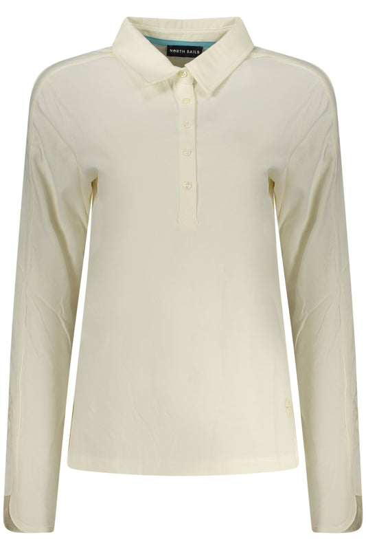 NORTH SAILS POLO MANICHE LUNGHE DONNA BIANCO