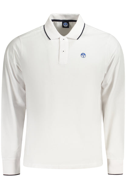 NORTH SAILS POLO MANICHE LUNGHE UOMO BIANCO