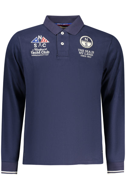NORTH SAILS POLO MANICHE LUNGHE UOMO BLU