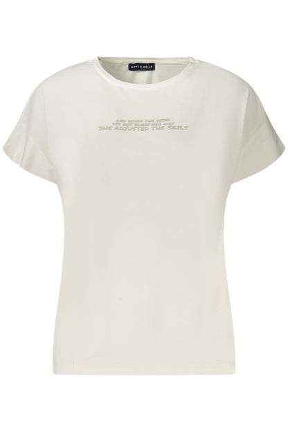 NORTH SAILS T-SHIRT MANICHE CORTE DONNA BIANCO