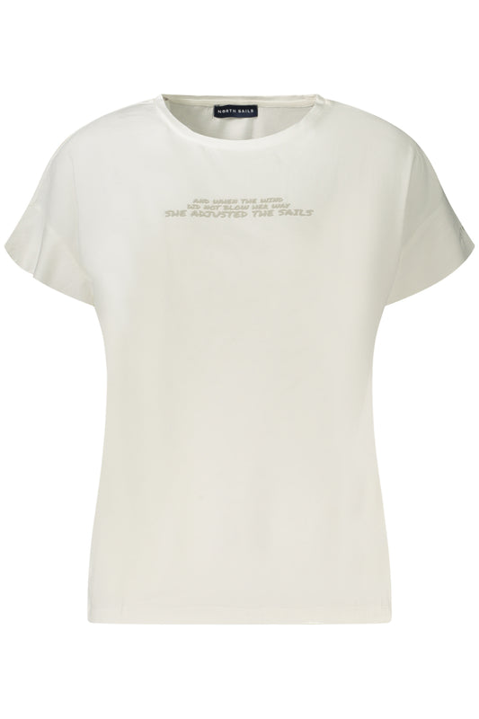 NORTH SAILS T-SHIRT MANICHE CORTE DONNA BIANCO
