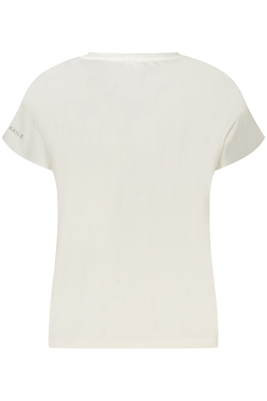 NORTH SAILS T-SHIRT MANICHE CORTE DONNA BIANCO