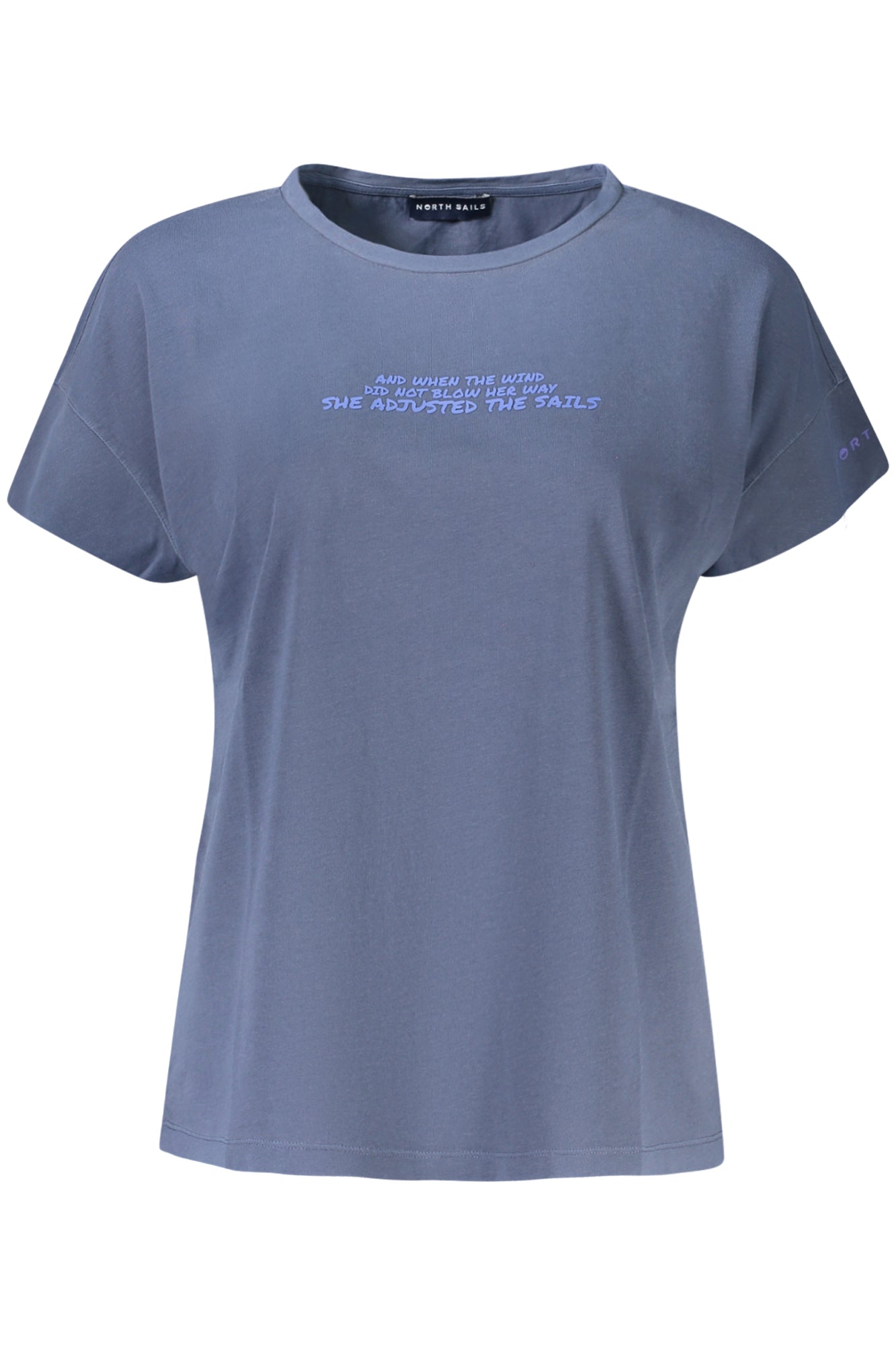 NORTH SAILS T-SHIRT MANICHE CORTE DONNA BLU