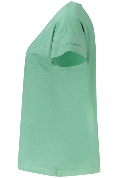 NORTH SAILS T-SHIRT MANICHE CORTE DONNA VERDE