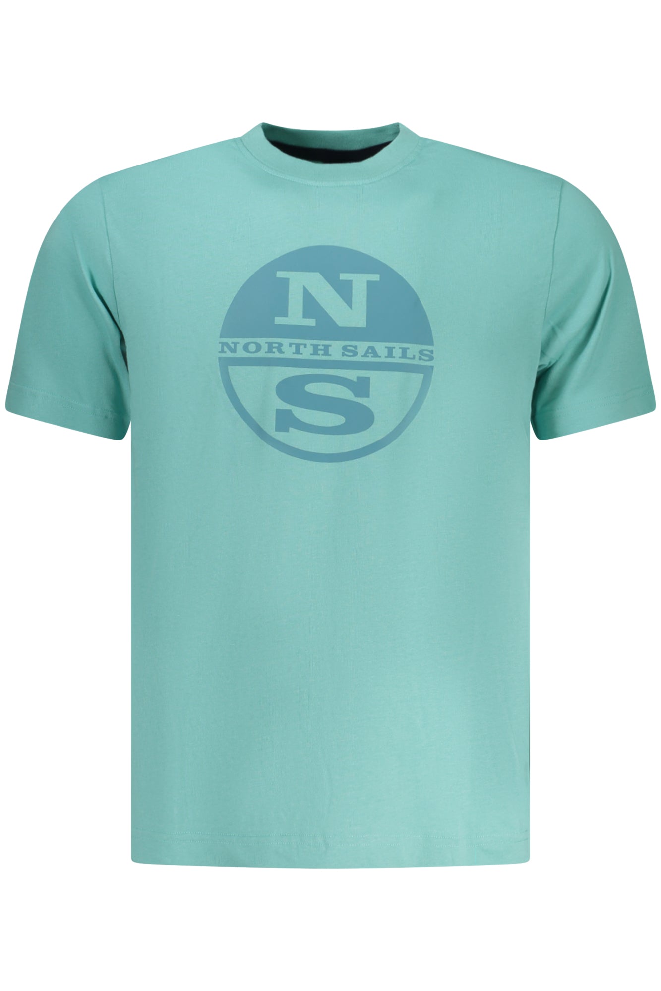 NORTH SAILS T-SHIRT MANICHE CORTE UOMO AZZURRO