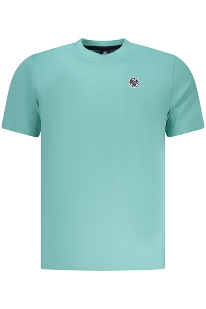 NORTH SAILS T-SHIRT MANICHE CORTE UOMO AZZURRO
