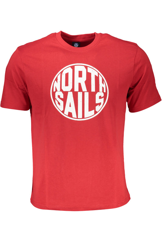 NORTH SAILS T-SHIRT MANICHE CORTE UOMO ROSSO