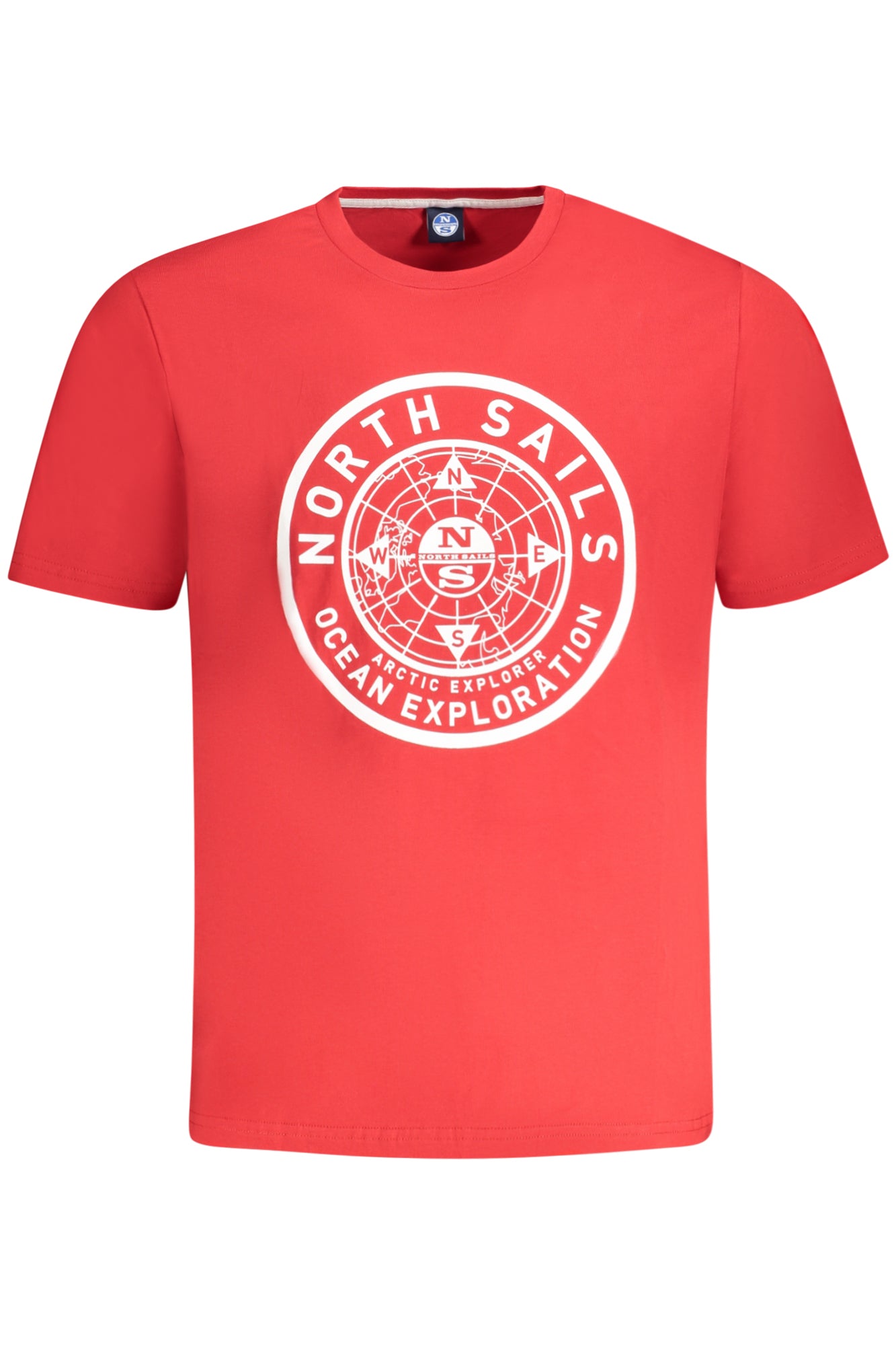 NORTH SAILS T-SHIRT MANICHE CORTE UOMO ROSSO