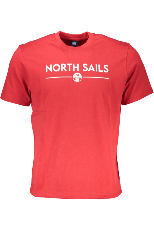 NORTH SAILS T-SHIRT MANICHE CORTE UOMO ROSSO
