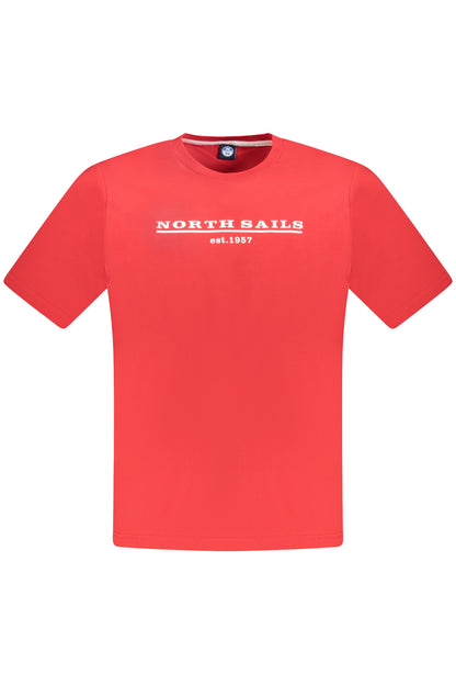 NORTH SAILS T-SHIRT MANICHE CORTE UOMO ROSSO