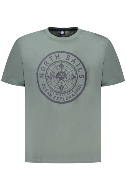 NORTH SAILS T-SHIRT MANICHE CORTE UOMO VERDE
