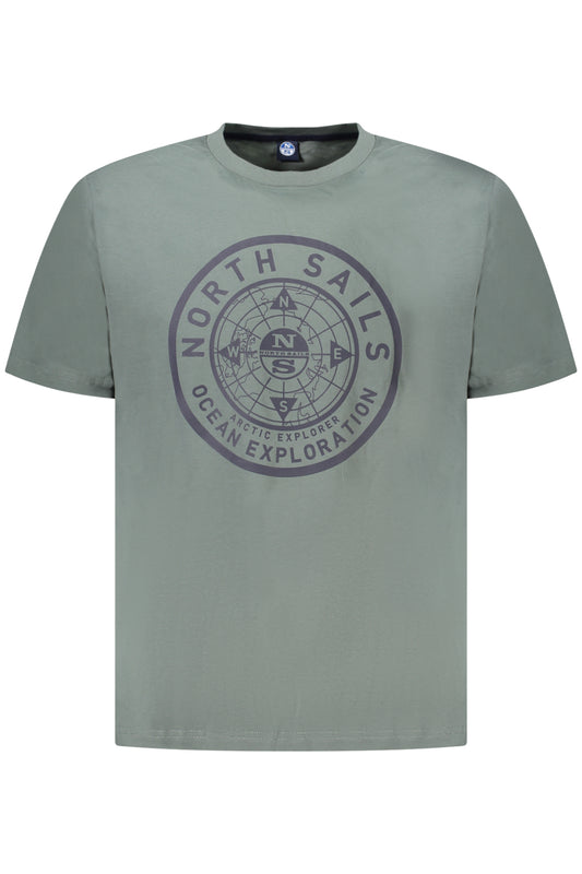 NORTH SAILS T-SHIRT MANICHE CORTE UOMO VERDE