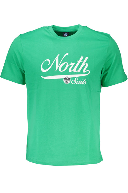 NORTH SAILS T-SHIRT MANICHE CORTE UOMO VERDE