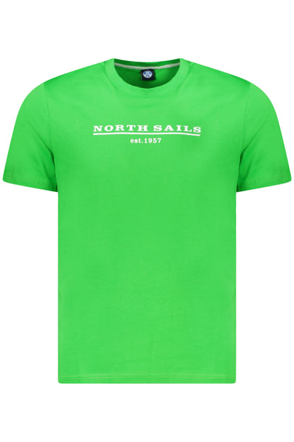 NORTH SAILS T-SHIRT MANICHE CORTE UOMO VERDE