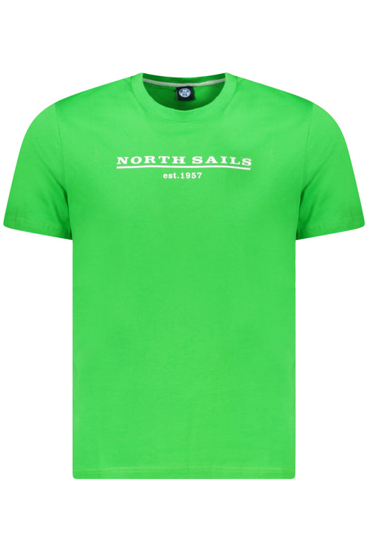 NORTH SAILS T-SHIRT MANICHE CORTE UOMO VERDE