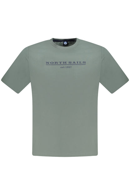 NORTH SAILS T-SHIRT MANICHE CORTE UOMO VERDE