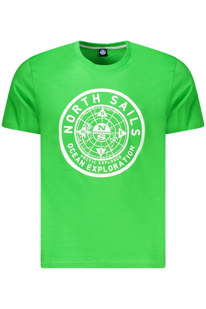 NORTH SAILS T-SHIRT MANICHE CORTE UOMO VERDE