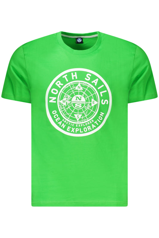 NORTH SAILS T-SHIRT MANICHE CORTE UOMO VERDE