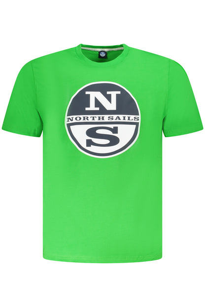 NORTH SAILS T-SHIRT MANICHE CORTE UOMO VERDE