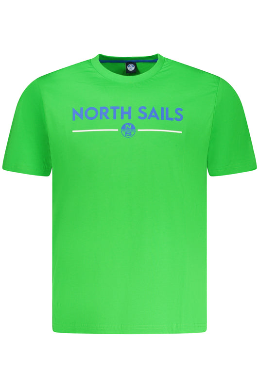 NORTH SAILS T-SHIRT MANICHE CORTE UOMO VERDE
