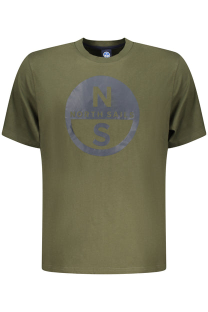 NORTH SAILS T-SHIRT MANICHE CORTE UOMO VERDE