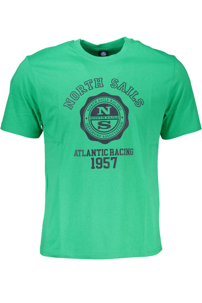 NORTH SAILS T-SHIRT MANICHE CORTE UOMO VERDE