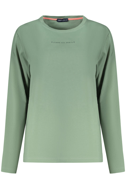 NORTH SAILS T-SHIRT MANICHE LUNGHE DONNA VERDE