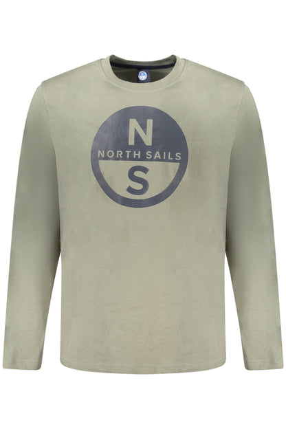 NORTH SAILS T-SHIRT MANICHE LUNGHE UOMO VERDE