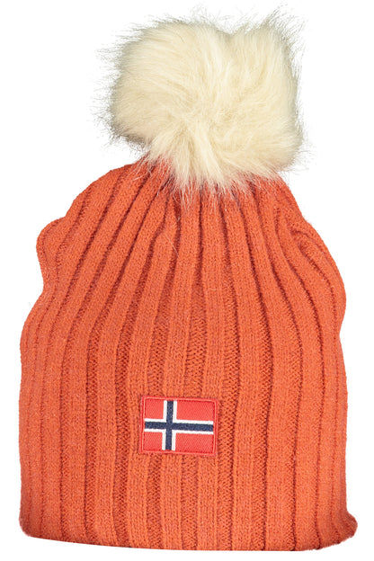 NORWAY 1963 BERRETTO DONNA ARANCIO