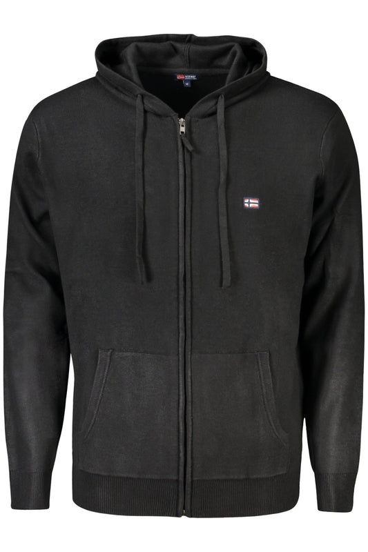 NORWAY 1963 CARDIGAN UOMO NERO