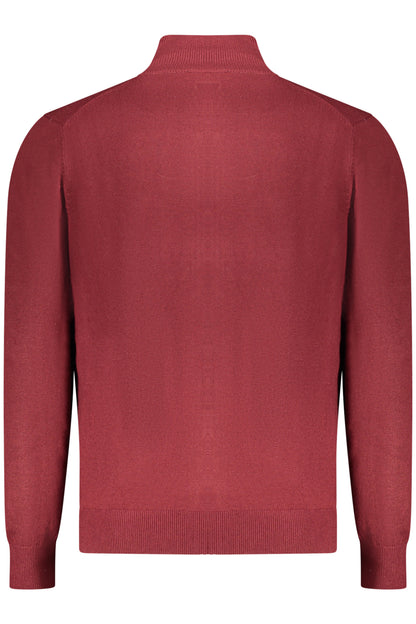 NORWAY 1963 CARDIGAN UOMO ROSSO