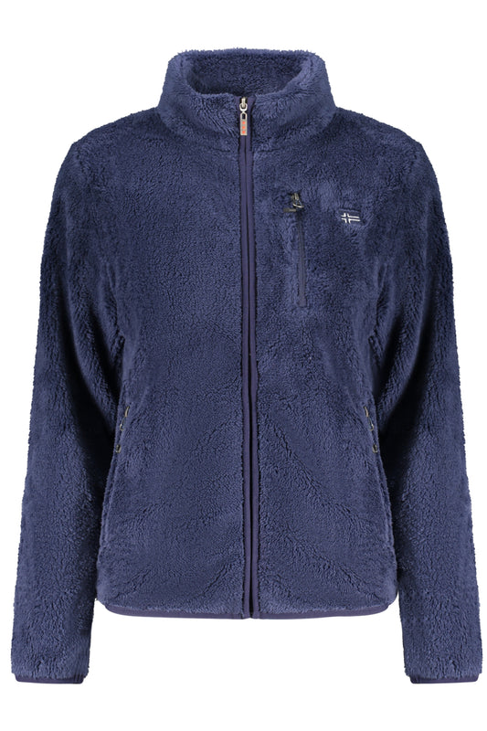 NORWAY 1963 FELPA CON ZIP DONNA BLU