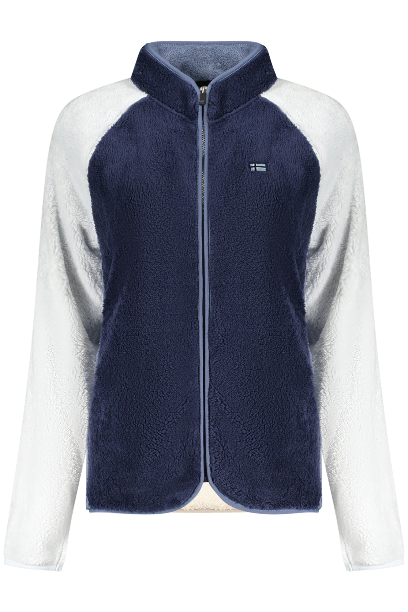 NORWAY 1963 FELPA CON ZIP DONNA BLU